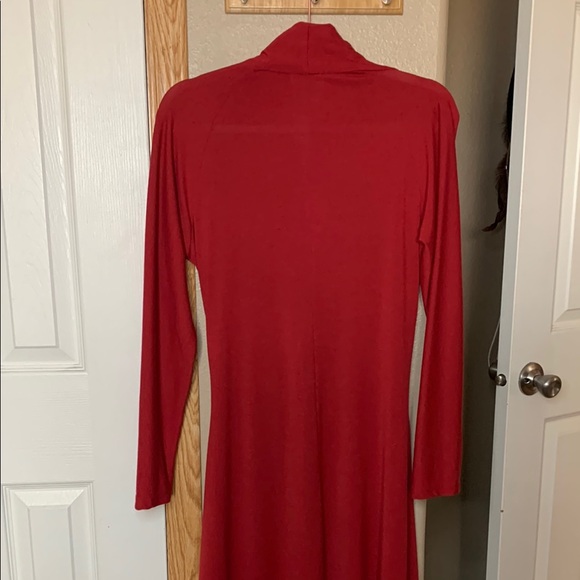 Coldwater Creek Red Maxi Dress EUC - Picture 5 of 6